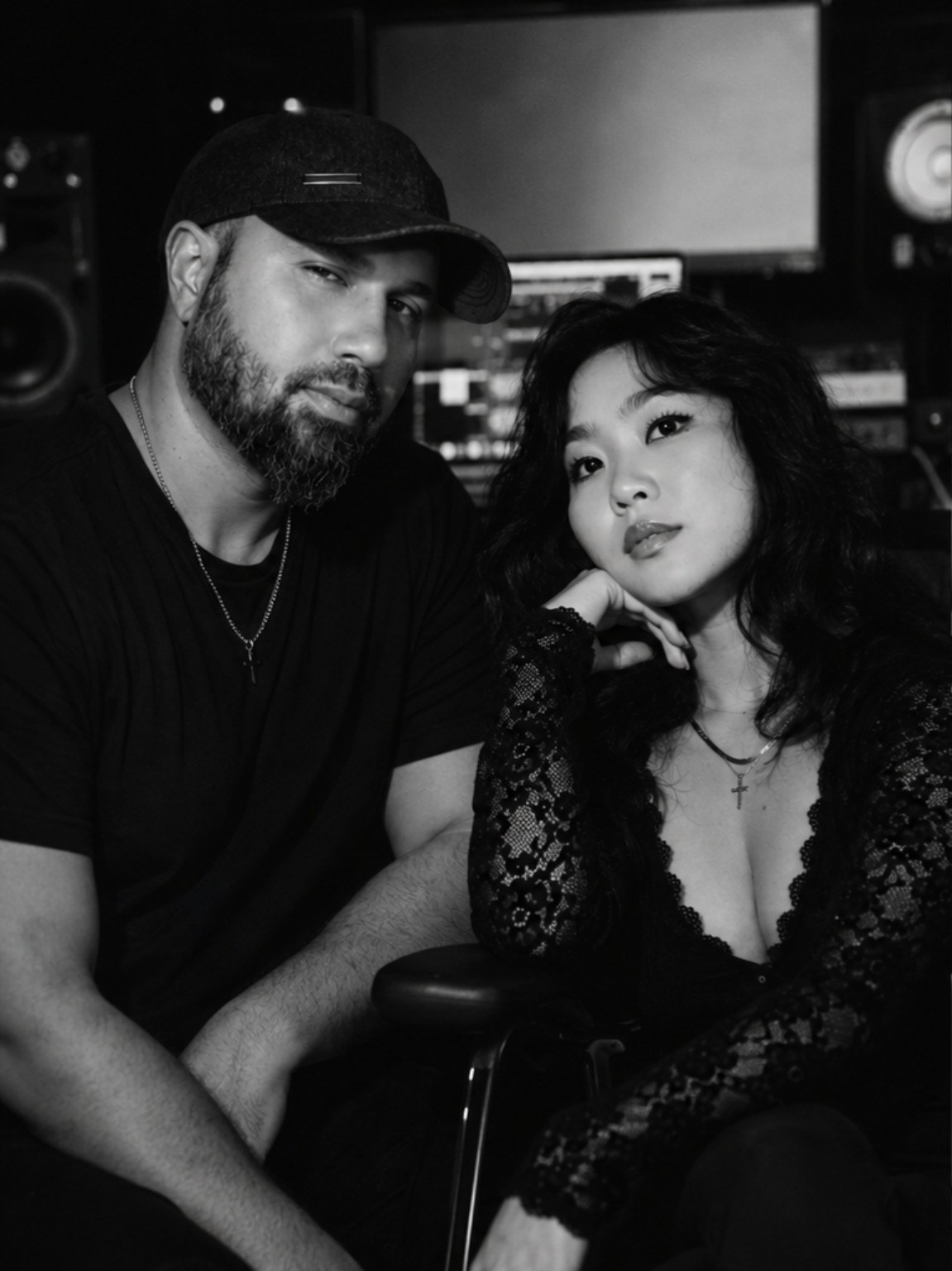 VEYA and MARROW in the studio